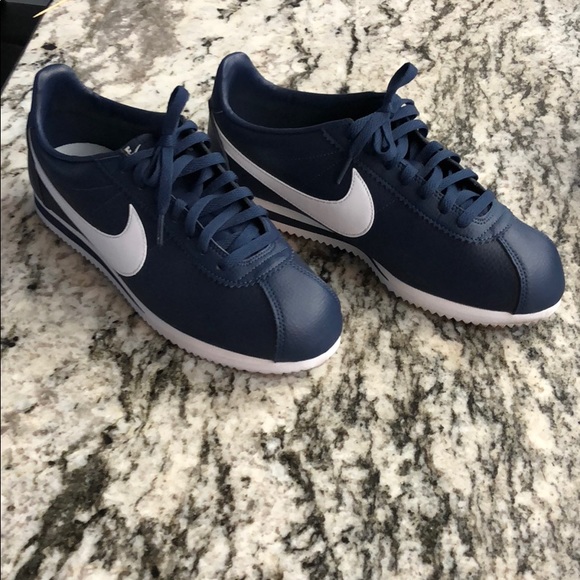Nike Shoes | Navy Blue Cortez | Poshmark